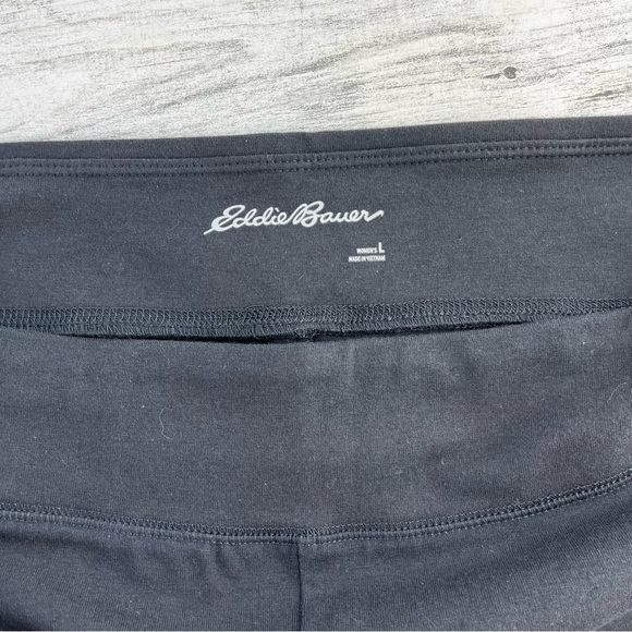 EDDIE BAUER Everyday After Dark Charcoal Grey NEW Knit Pants L - Picture 3 of 6